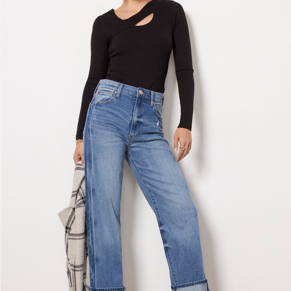 LNA Black Long Sleeve Top - Picture 6 of 7